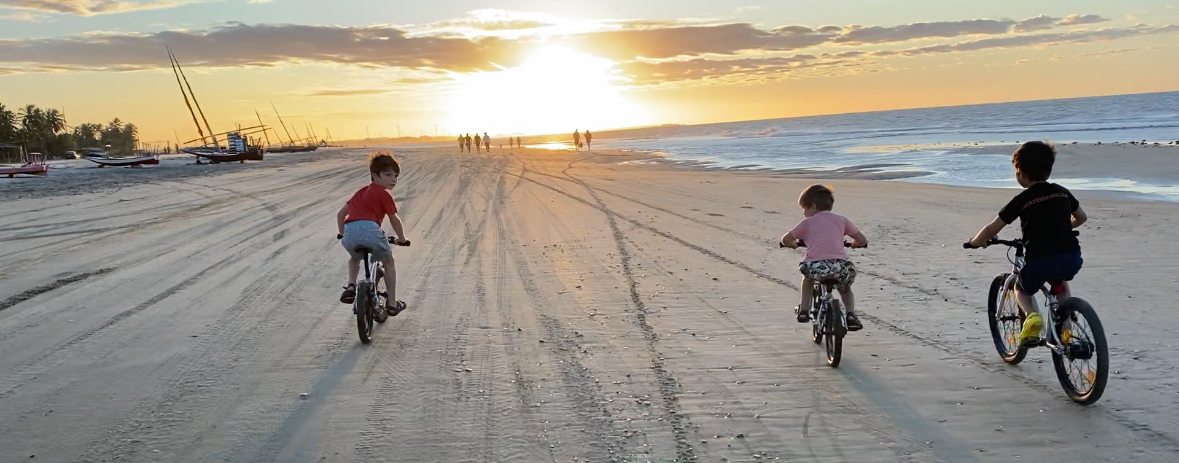 Strand Radfahren